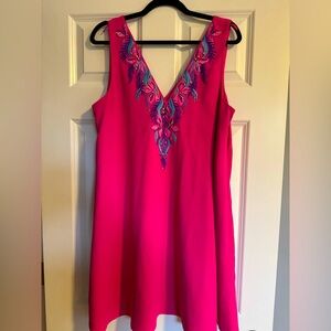 Lilly Pulitzer pink size L shift dress